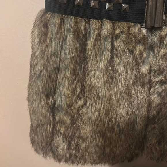 Gianni Bini vintage Faux Fur Vest size SMALL - Picture 9 of 12